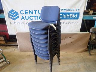 (9) Stacking Chairs (Row 3)