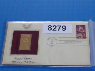 Enrico Caruso Performing Arts Series Replica Gold Stamp