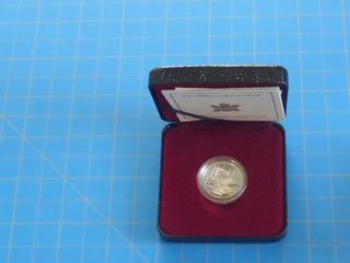 125th Anniversary Royal Military College of Canada 5 Cent Piece w/ Case