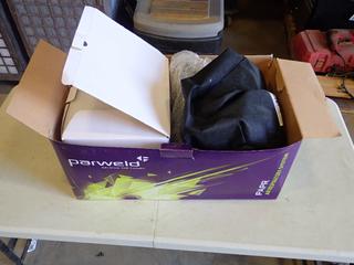 Parweld Papr Air Respiratory System w/ Manual and Unused Helmet Bag (B2)