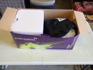 Parweld Papr Air Respiratory System w/ Manual and Unused Helmet Bag (B2)
