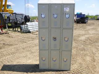 Lockers, 36 In. x 12 In. x 78 In. (Row 4)