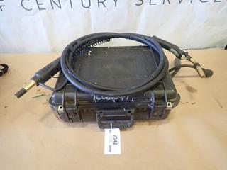 Miller 12RC Suitcase Welder, 24 V, 10 A, Weld Circuit Rating 100 MV, SN LE386028, c/w Unused Weld Class Promax MIG Gun (E1)