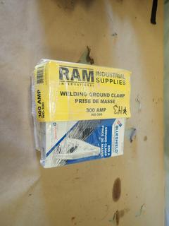 (5) Unused BlueShield 200A Ground Clamps and (5) Unused Ram Industrial WG-300 300A Grand Clamps (B1)