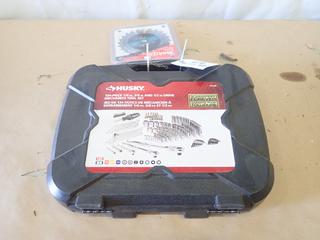 Unused Husky 134-Piece 1/4 In., 3/8 In. and 1/2 In. Drive Mechanics Tool Set and Unused Makita 6 1/2 In. Carbide Tipped Saw Blade (B1)