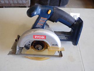 Ryobi 5 1/2 In. 18V Circular Saw *Note: Does Not Have Battery Or Saw Blade* (C1)
