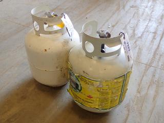 (2) 20 Lb Propane Tanks, Expires 2024 and 2026 (Row 3)
