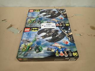 (2) Unused Lego Sets, Batman Batwing and The Riddler Heist (A1)