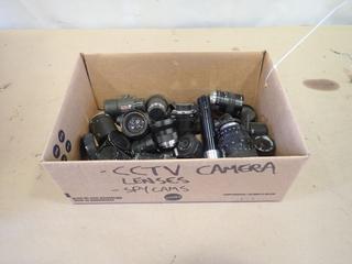Qty of Assorted CCTV Camera Lenses (Upstairs)