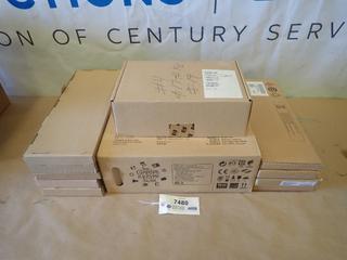 Unused HP 17 In. Monitor, Model L1706(PX849AA) c/w HP EN488AA Port Replicator and (9) Unused USB Keyboards (G2)