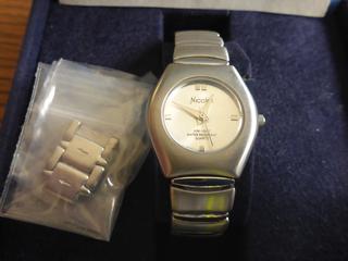 Unused Nicolet Ladies Watch w/ 2 Extra Links