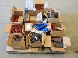 Qty of Studs and Bolts, Various Pieces of Cut Channel, Plate and Angle Iron (ROW 1) 