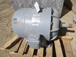General Electric 30 HP Electric Motor c/w 220/440V, 3 Ph (Row 3)