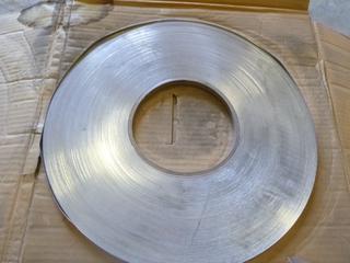 (3) Rolls Of Stainless Steel 304 B/A Banding, 0.15x.500x900 Ft.  (F1)