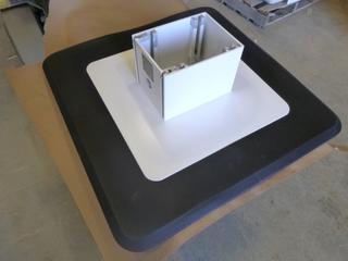 24 In. x 24 In. Steel Framed Base w/ Rubber Edges and Pads  (L-4-3)