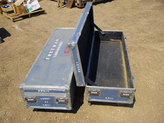(2) Rolling Storage Containers, 20 1/2 In. x 5 Ft. 2 In. x 18 1/2 In. (Row 3)