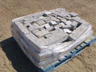 Granite Stone Wall Blocks, Pre-Cut, Various Sizes (ROW 1)