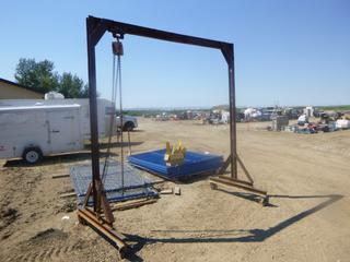 Gantry Crane, 110 In. x 10 Ft.