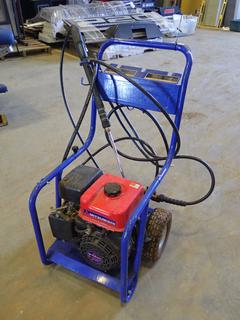 Mitsubishi GT600 6HP Gas Powered Pressure Washer c/w Hose and Wand *Note: Missing Drain Plug On Washer Pump*  (F1)