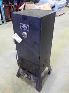 Master Built Pro Propane Smoker, Overall Dimensions 14.5 In. x 16 In. x 42.5 In. SN AP111344 (A Front)