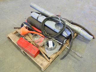 Rolls of Tarp Paper, Hoses, 1/4 In. Cable, Oil Funnels, Truck/Trailer Plus and More (Row 3)