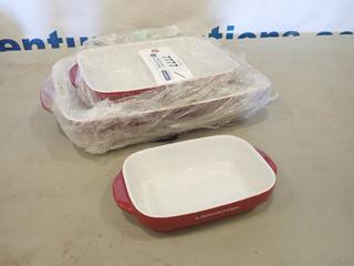 (3) Lagostina Ceramic Baker Dishes (G2)