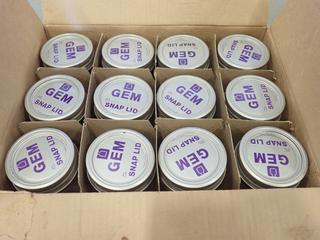 Box of Small 400 mL Mason Jars (F2)