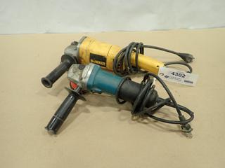 DeWalt DW831 5 In. Electric Angle Grinder, Makita 9554NB 4.5 In. Electric Angle Grinder (F2)
