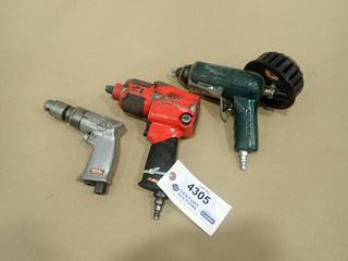 Ingersoll-Rand Nascar 231R 1/2 In. Drive Impact Wrench, BW Pneumatic Tire Stud Tool and Alltrade 3/8 In. Drive Air Drill (F2)