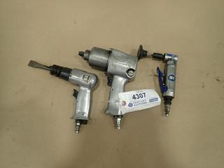 Ingersoll-Rand 1/2 In. Drive Impact Wrench, Powerfist Air Hammer, Powerfist Die Grinder (F2)