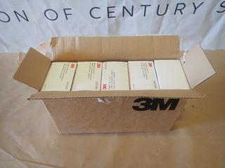 (5) Cases of (100) Unused 3M 504/07065 Respirator Cleaning Wipes (F2)