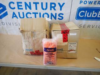 Qty of Unused Ansell 192087 Heavy Weight Industrial Gloves, Size 10 (DOOR 4)