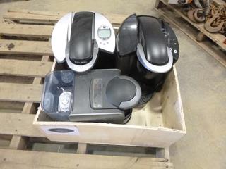 (2) Keurig Coffee Machines, (1) Tassimo Coffee Machine *Note: Working Condition Unknown* (C2)