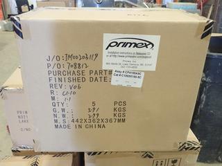 (5) Primex 24 Hours Wall Clock, Model C1005X155-9C (C Front)