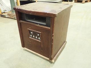 Intertek Electric Infrared Heater, Model LS1000HH13, Rated 1500 Watt *Note: Missing One Wheel*  (F1)