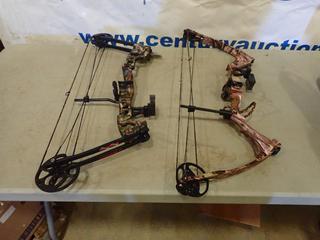 (1) Parker Side Kick Compound Bow, (1) Cobra Eluade Compound Bow (Upstairs)