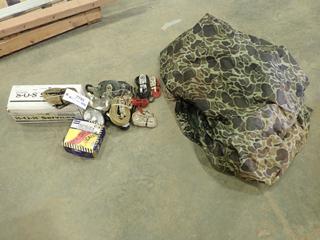 Camo Cover, Ratchet Tie, Down Straps, Caution Tape, SOS Oil Analysis (G2)
