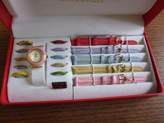 Valencia Interchangeable Women's Watch Set w/ Multiple Face and Strap Changes