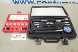OTC Deluxe Compression Tester Kit, 8 Piece Deluxe Noid Lite Set  (F2)