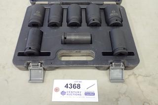 Pro Point 8 Piece 1 In. - 1 1/ In. Impact Socket Set (F2)