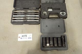 Ken Tool Universal Dual Wheel Separator, Blue Point 6 Piece Wheel Flip Socket Set, Wheel Hanger Set  (F Front)