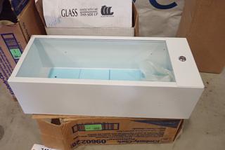 (2) Kimberly Clark Jumbo Roll Tissue Dispenser, (4) Rolls of Paper Towel, (1) Fire Extinguisher Case (E Front)