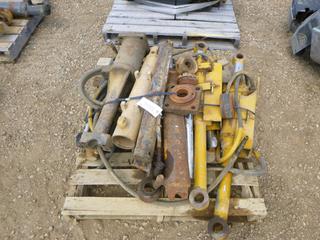 Qty of Hydraulic Rams and Caterpillar Parts (North Fence)