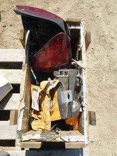 Qty of Automotive Parts: Includes: Tail Lights, Spoiler, etc. (Front Desk)