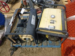 (1) Champion Generator w/ Electric Start, Model 41553, 7200W, S/N 14JUL0701265 *Note: Running Condition Unknown, Missing Fuel Tank*, (1) Champion Generator w/ Electric Start, Model 100102, 7200W, S/N 15APR0900204 *Note: Turns Over* (ROW 2)