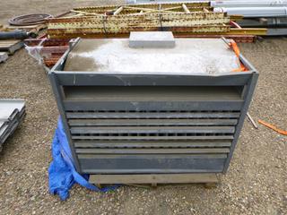 Beacon Morris Industrial Double Fan Heater, Model SBCCZP1400A1N1PA110, 291,600 BTU/Hr., Natural Gas, SN K06683367010001, *Note: Running Condition Unknown* (North Fence)