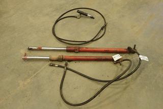 (3) Hydraulic Rams and Hoses (X)