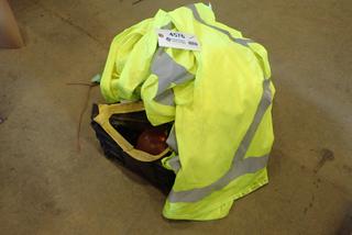 (3) Hi-Vis Safety Vests, (2) Safety Harnesses, (4) Beacon Lights