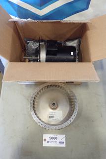 Century AC Motor c/w 3/4 HP, RPM 1725/1140 w/ Blower Wheel Assembly (W)