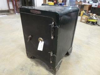 2-Bolt Turn Style Combination Steel Safe on Casters, Exterior: 25 7/8 In. x 25 7/8 In. x 37 1/4 In., Interior: 12 In. x 12 5/6 In. x 18 1/4 In. (Front Warehouse) 